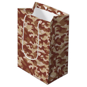Desert Tan Camo Medium Gift Bag