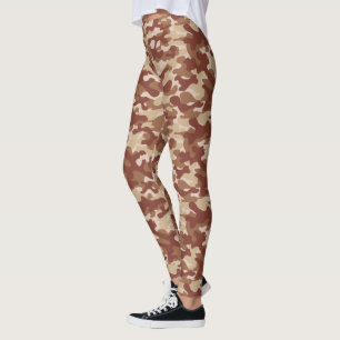 Desert Tan Camouflage  Leggings