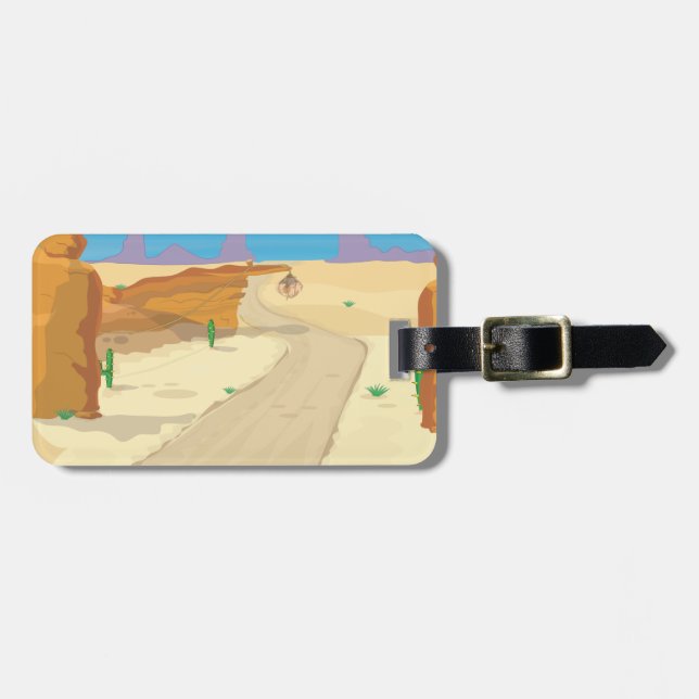 Desert Trap! Luggage Tag (Front Horizontal)
