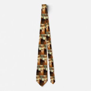 Desert trees landscape tie