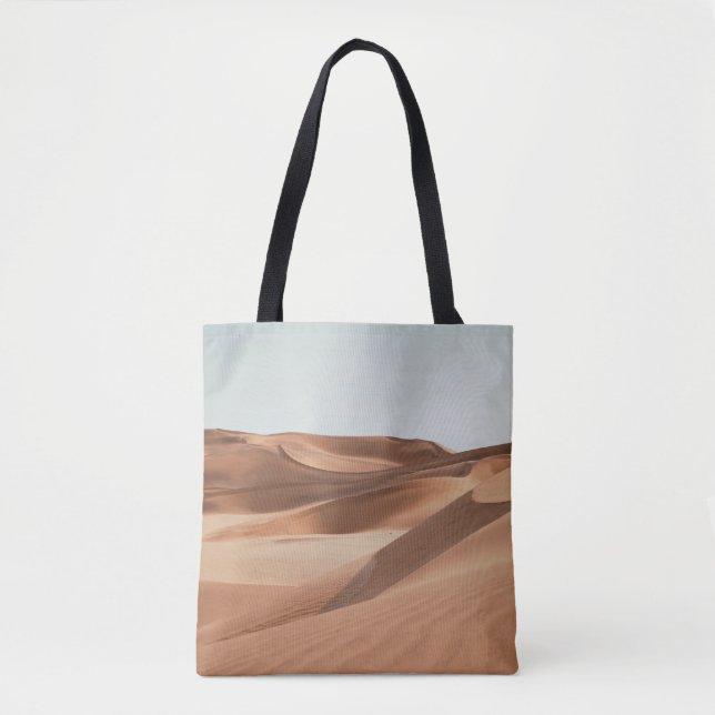 DESERT UNDER CLEAR BLUE SKY DURING DAYTIME TOTE BAG (Front)