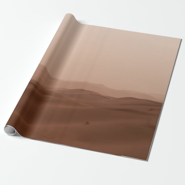 DESERT UNDER WHITE SKY DURING DAYTIME WRAPPING PAPER (Unrolled)