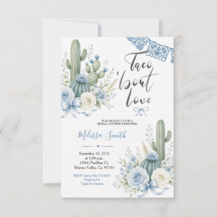 Desert Watercolor Cactus Baby Shower Invite