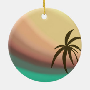 Desert Wave Ceramic Tree Decoration