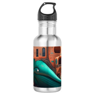Desert whale house 532 ml water bottle
