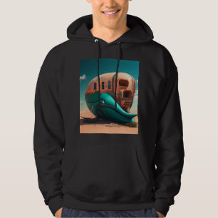 Desert whale house hoodie