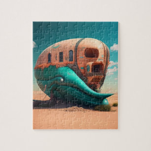 Desert whale house jigsaw puzzle