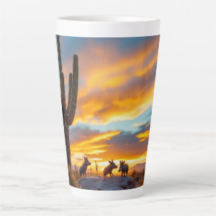 Desert Wild Pigs Javalina Arizona  Latte Mug