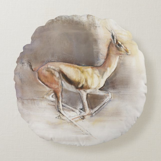 Desert Wind Round Cushion (Front)