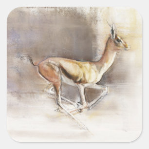 Desert Wind Square Sticker