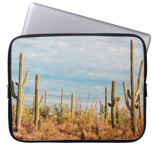 Desert with Saguaro cacti Laptop Sleeve