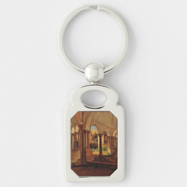 Deserted monastery yard key ring (Front)