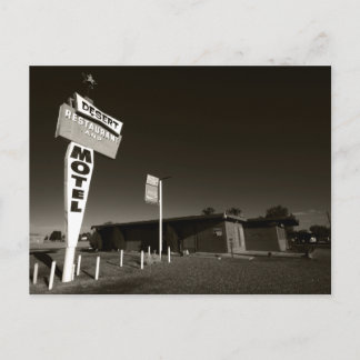 Deserted Motel Postcard