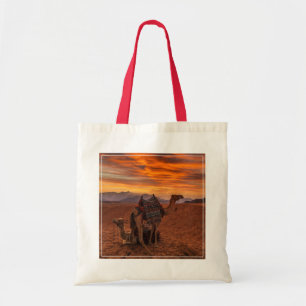Deserts Bactrian Camel Egypt Sand Dune Tote Bag