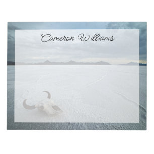 Deserts   Bonneville Salt Flats Utah Notepad