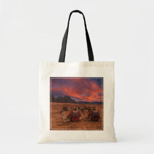 Deserts Camels Sinai Mountains Egypt Tote Bag