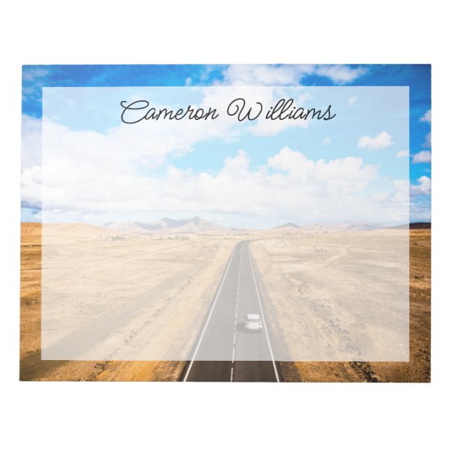 Deserts | Canary Islands, Spain Notepad (Front)