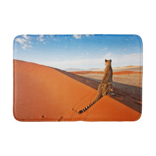 Deserts Cheetah Savannah Desert Bath Mat