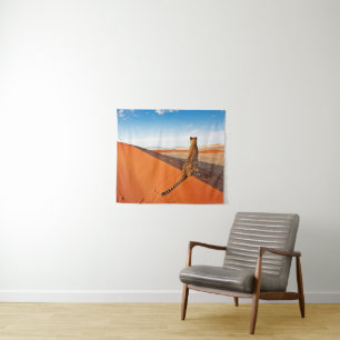 Deserts Cheetah Savannah Desert Tapestry