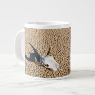 Deserts Cow Skull on the Desert Ground Large Coffee Mug