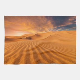 Deserts Desert in the United Arab Emirates Tea Towel