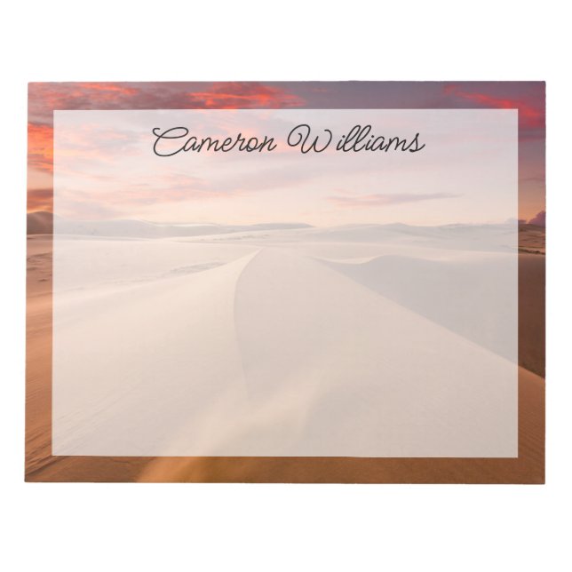 Deserts | Desert United Arab Emirates Notepad (Front)