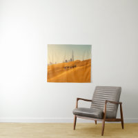 Deserts | Dubai's Skyline View with Camels