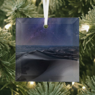 Deserts Empty Quarter Desert Abu Dhabi Glass Tree Decoration