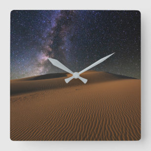 Deserts   Gobi Desert, Mongolia Square Wall Clock