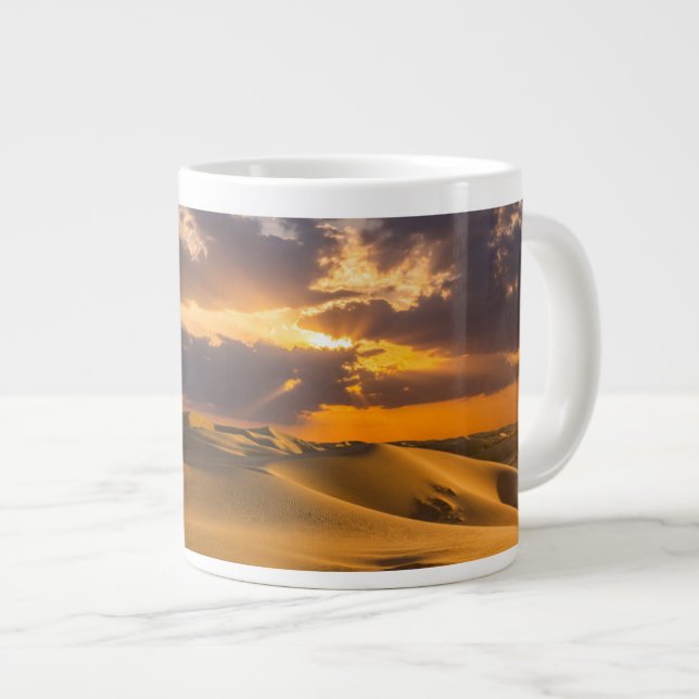 Deserts | Landscape of Sand Dunes Large Coffee Mug (Front Right)