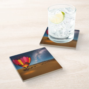 Deserts Mesquite Dunes Death Valley Glass Coaster