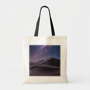 Deserts Milky Way Starry Sky Sand Dune Dubai Tote Bag