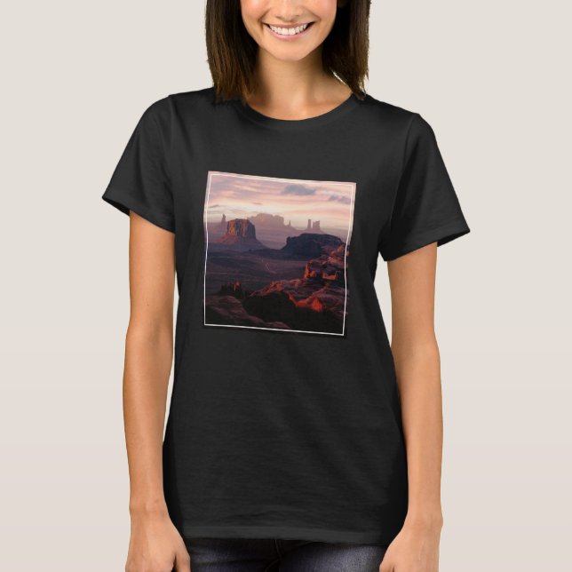 Deserts | Monument Valley Utah-Ariziona T-Shirt (Front)