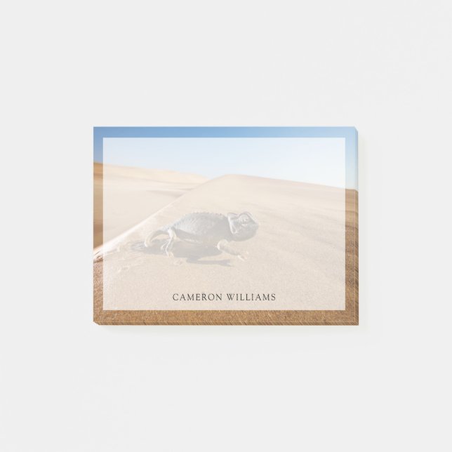 Deserts | Namaqua Chameleon in Desert Post-it Notes (Front)