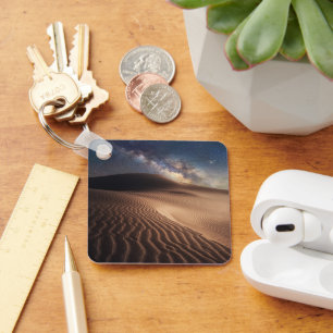 Deserts Ordos City Mongolia China Key Ring