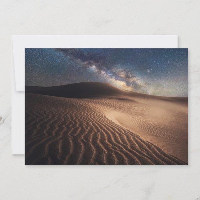 Deserts | Ordos City Mongolia China Thank You Card (Front)