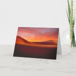 Deserts   Rolling Desert Landscape Card