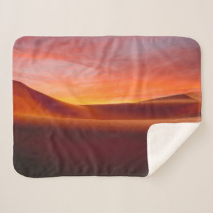 Deserts   Rolling Desert Landscape Sherpa Blanket