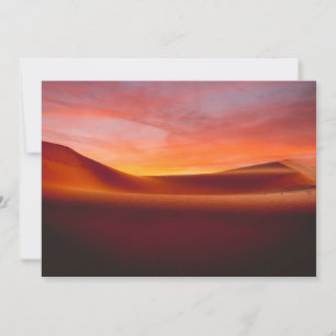 Deserts   Rolling Desert Landscape Thank You Card