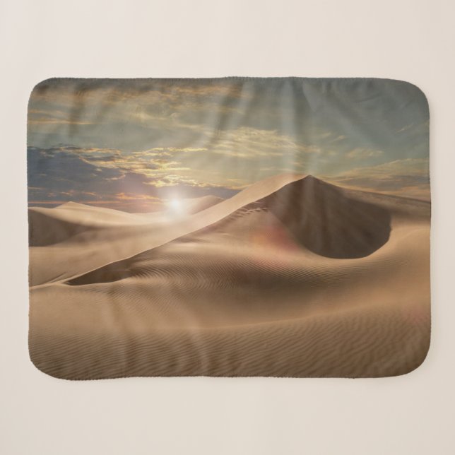 Deserts | Rub al Khali Sherpa Blanket (Front (Horizontal))