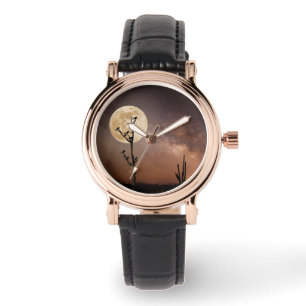 Deserts   Saguaro Cactus With Birds in Desert Watch