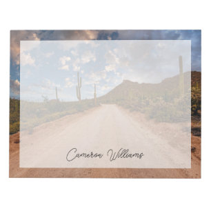 Deserts Saguaro National Park Arizona Notepad