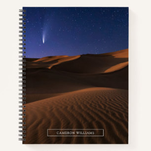 Deserts Sand Dune Galaxy Notebook