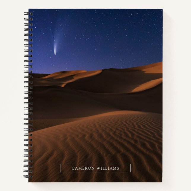 Deserts | Sand Dune Galaxy Notebook (Front)