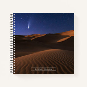 Deserts Sand Dune Galaxy Notebook