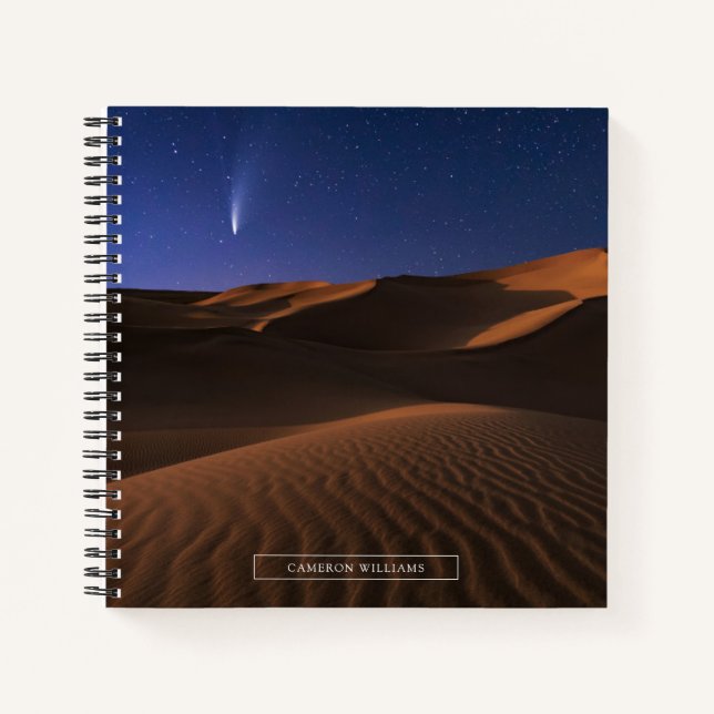 Deserts | Sand Dune Galaxy Notebook (Front)
