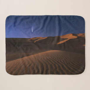 Deserts   Sand Dune Galaxy Sherpa Blanket