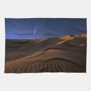 Deserts   Sand Dune Galaxy Tea Towel