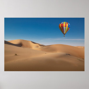 Deserts   Sand Dunes in the Dubai Desert Poster
