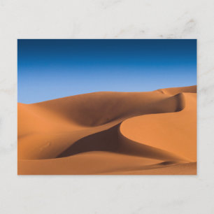 Deserts Sand Dunes Near Illizi, South Algeria Postcard